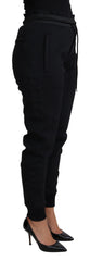 Dolce & Gabbana Elegant Black Jogger Trousers with Iconic Logo