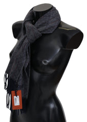 Missoni Elegant Striped Wool Scarf