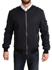 Dolce & Gabbana Elegant Silk Blend Bomber Jacket