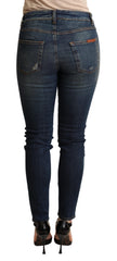 Dolce & Gabbana Elegant Slim-Fit Dark Blue Skinny Jeans