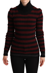 Dolce & Gabbana Chic Striped Wool-Cashmere Sweater