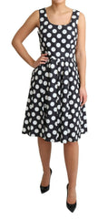 Dolce & Gabbana Polka Dot Sleeveless A-Line Dress