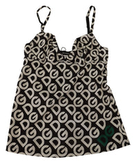 Dolce & Gabbana Chic Logo Print Camisole Tank Top