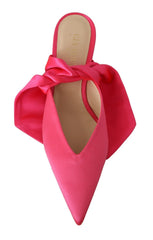 GIA COUTURE Chic Pink Kitten Heels for Elegant Evenings