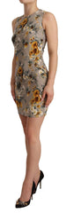 Dolce & Gabbana Elegant Floral Sheath Mini Dress