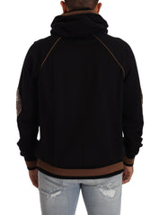 Dolce & Gabbana Chic Leopard Motive Hooded Sweater