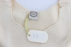 PINK MEMORIES Beige Sleeveless Knit Vest Sweater