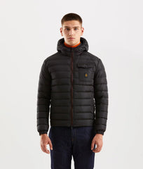 Refrigiwear Sleek Hooded Down Jacket with Pockets