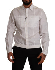 Dolce & Gabbana Elegant Italian White Cotton Shirt