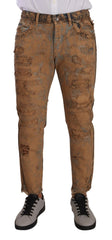 Dolce & Gabbana Authentic Distressed Denim Classic Trousers