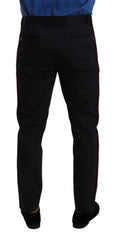 Dolce & Gabbana Chic Slim Fit Chinos Pants in Blue