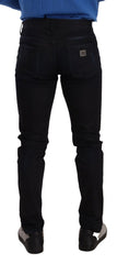 Dolce & Gabbana Elegant Slim Fit Dark Blue Denim Jeans