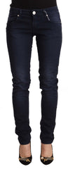 Acht Chic Low Waist Skinny Denim in Blue