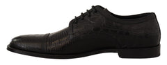 Dolce & Gabbana Exotic Leather Formal Lace-Up Shoes