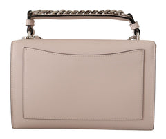 Karl Lagerfeld Mauve Elegance Leather Shoulder Bag