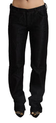 Ermanno Scervino Chic Straight Cut Low Waist Jeans