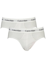 Calvin Klein White Cotton Men Brief