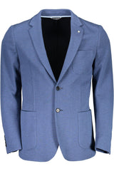 Gant Blue Cotton Men Jacket