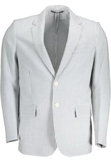 Gant White Cotton Men Jacket