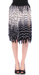 Alice Palmer Chic Black & White Knitted Skirt