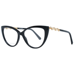 Swarovski Elegant Black Cat Eye Designer Eyeglasses