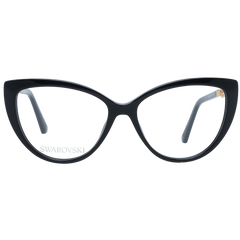 Swarovski Elegant Black Cat Eye Designer Eyeglasses