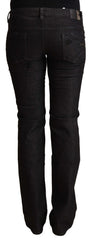 Costume National Chic Low Waist Skinny Black Denim Jeans