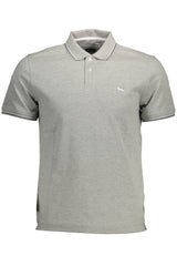 Harmont & Blaine Gray Cotton Men Polo Shirt