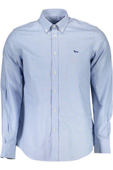 Harmont & Blaine Light Blue Cotton Men Shirt