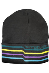 Harmont & Blaine Black Wool Men Cap