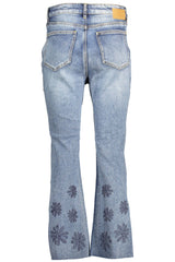 Desigual Blue Cotton Women Jeans