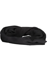 North Sails Black Cotton Men Scarf