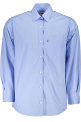 Levi's Light Blue Cotton Men Shirt