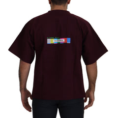 Dolce & Gabbana Bordeaux Crewneck Cotton Tee