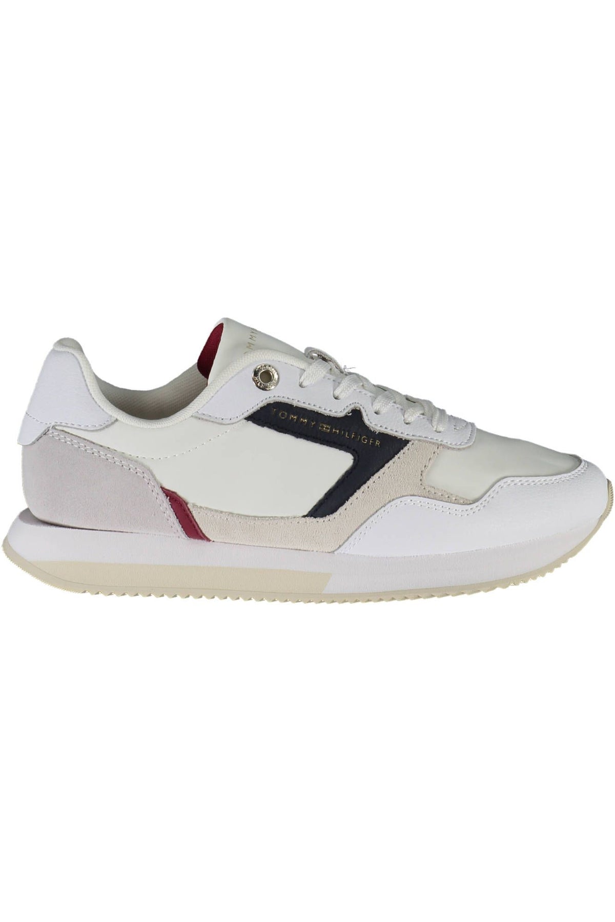 Tommy Hilfiger White Leather Women Sneaker