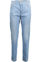 Kocca Light Blue Cotton Women Jeans