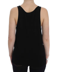 PLEIN SUD Sleek Black Cami Blouse Tank Top