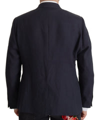 Dolce & Gabbana Elegant Linen Single Breasted Blazer