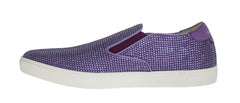 Dolce & Gabbana Elegant Purple Strass Fashion Sneakers