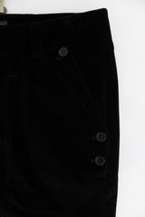 Ermanno Scervino Chic Black Straight Fit Cotton Jeans