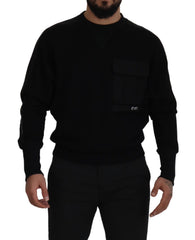 Dolce & Gabbana Elegant Crewneck Cotton Blend Sweater