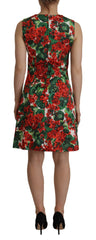 Dolce & Gabbana Multicolor Floral A-Line Dress