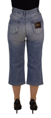 Dolce & Gabbana High Waist Skinny Denim Jeans - Blue