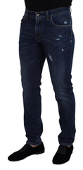 Dolce & Gabbana Chic Slim Fit Italian Denim Sensation