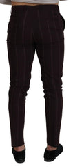 Dolce & Gabbana Elegant Brown Wool Blend Trousers