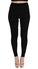 Dolce & Gabbana Elegant Black Cashmere Pants