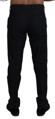 Dolce & Gabbana Elegant Black Cotton Trousers