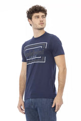 Baldinini Trend Blue Cotton Men T-Shirt