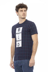 Baldinini Trend Blue Cotton Men T-Shirt