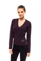 Montana Blu Purple Wool Women's Sweater